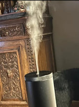 Détail de la partie supérieure du diffuseur noir